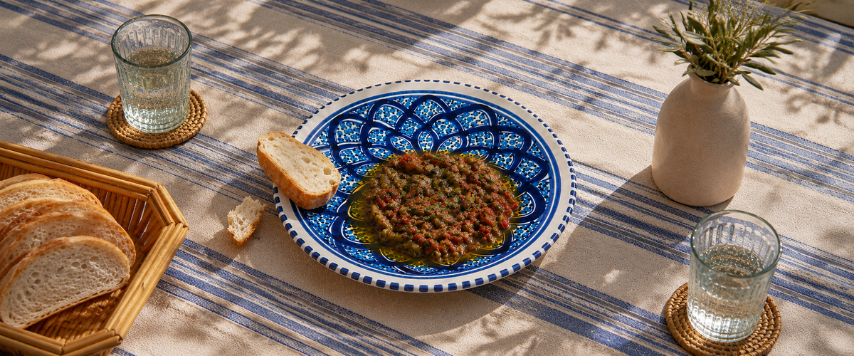 Les traditions de la table en Tunisie : entre partage, artisanat et convivialité
