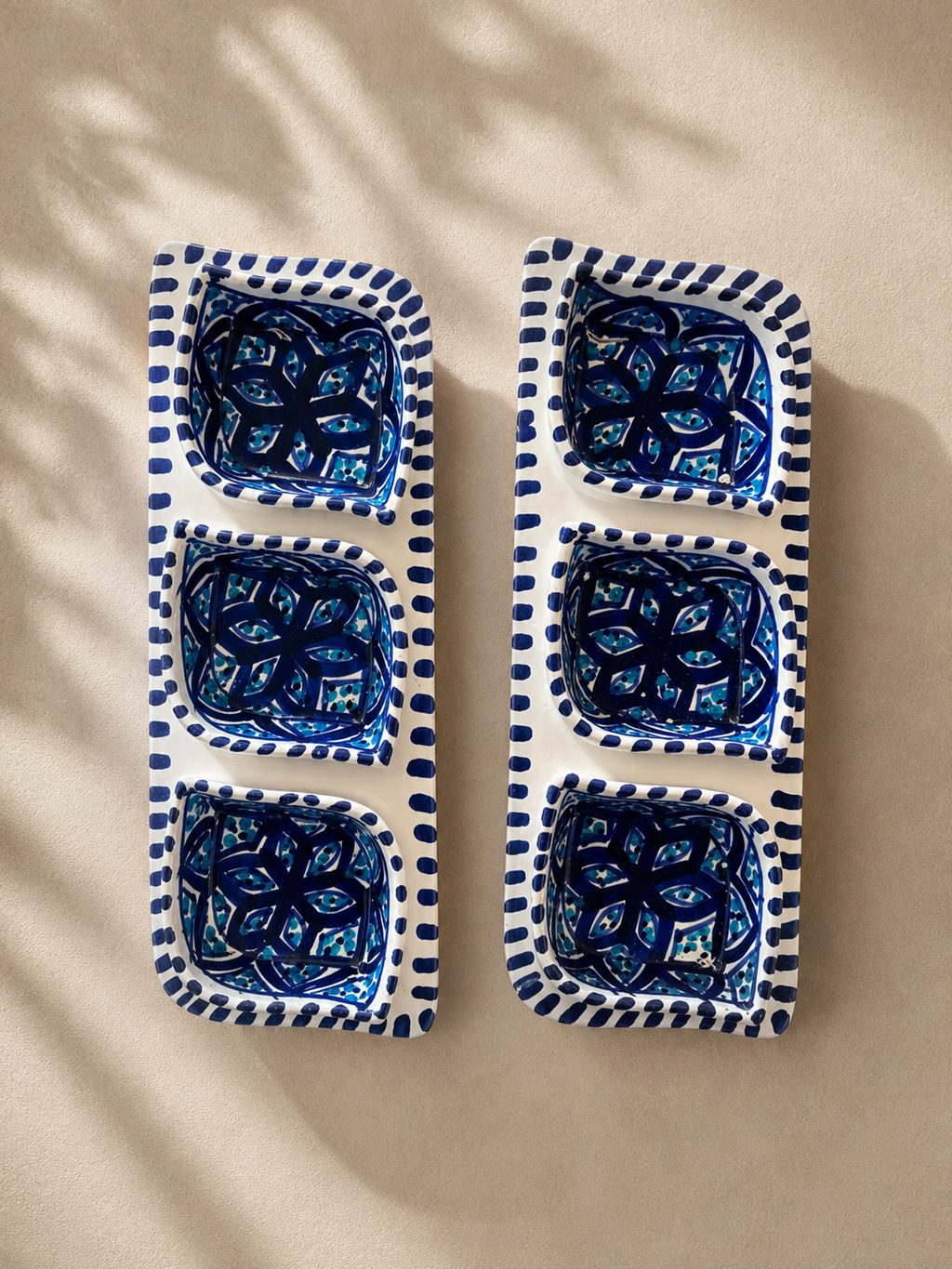 Lot de 2 assiettes apéritives | Collection Sidi Bou Saïd