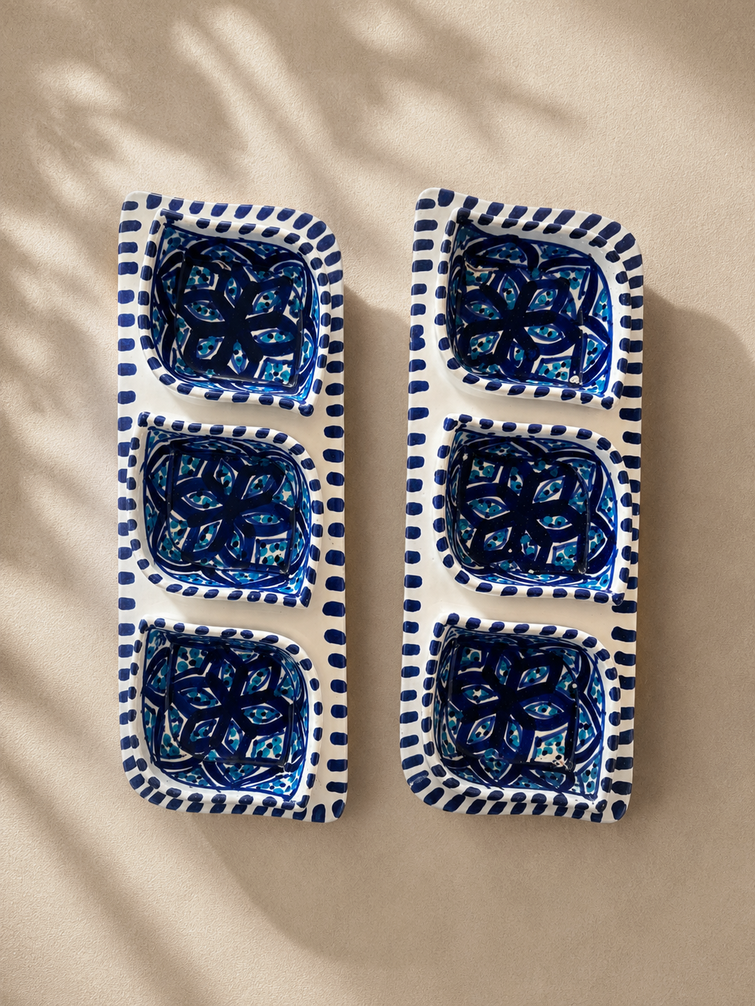 Lot de 2 assiettes apéritives | Collection Sidi Bou Saïd