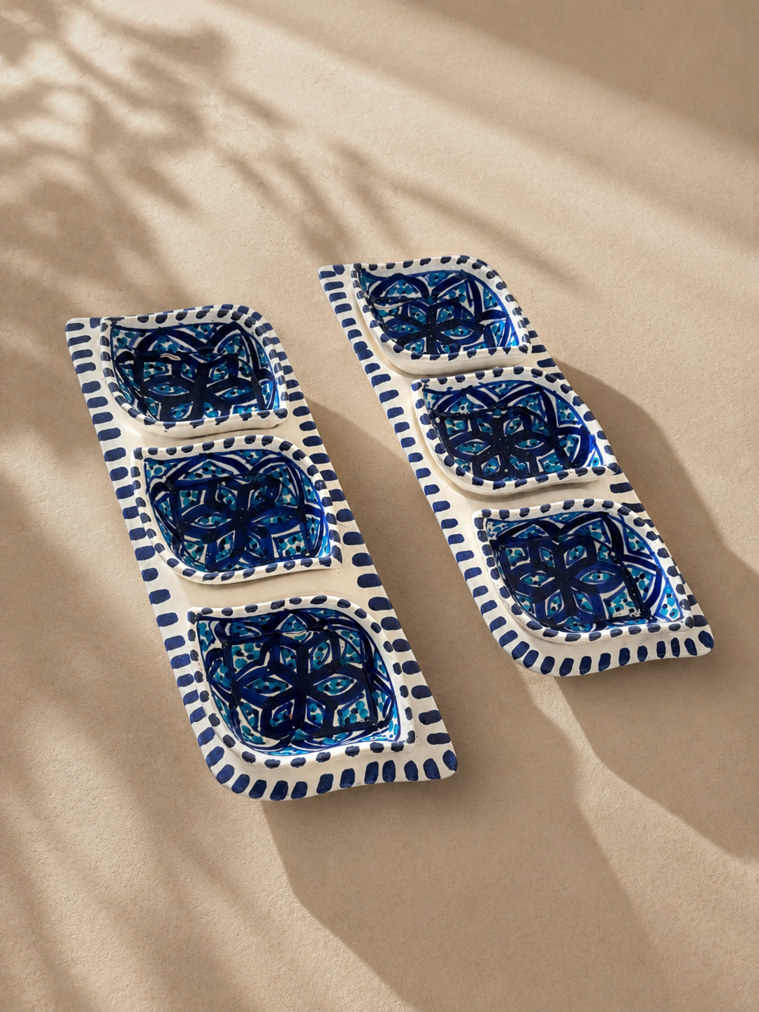 Lot de 2 assiettes apéritives | Collection Sidi Bou Saïd