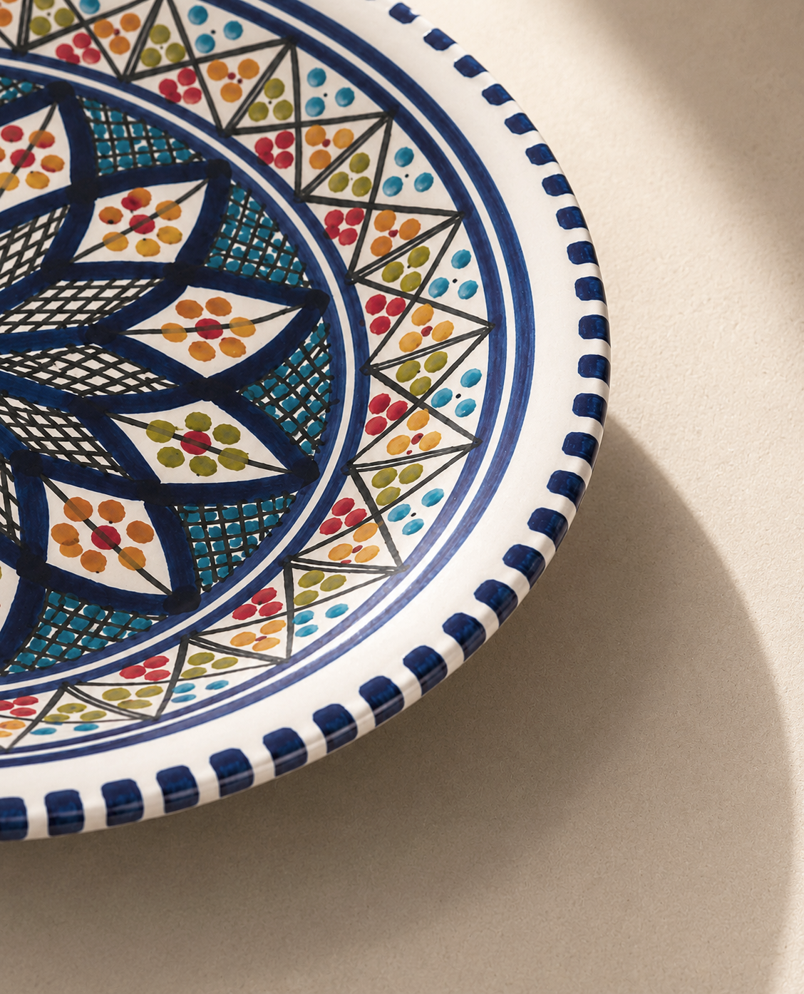 Assiette à pâte | Collection Médina