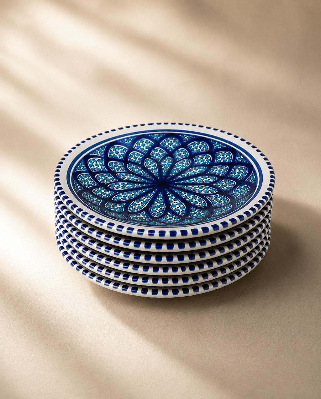 Assiette plate | Collection Sidi Bou Saïd