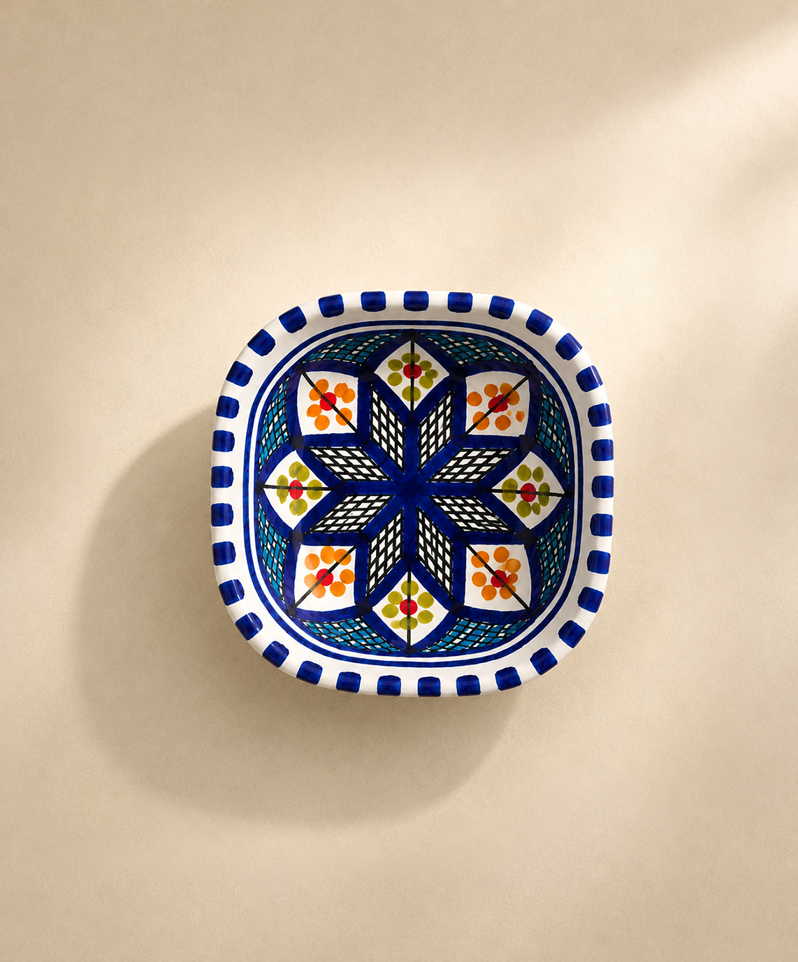 Coupelle en céramique artisanale tunisienne de la collection Médina.