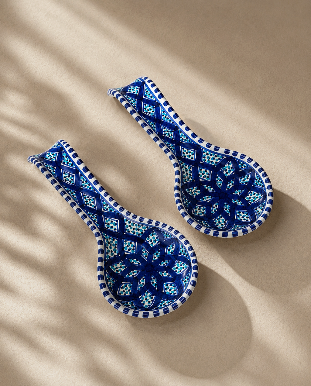 Lot de 2 cuillères de présentation | Collection Sidi Bou Saïd