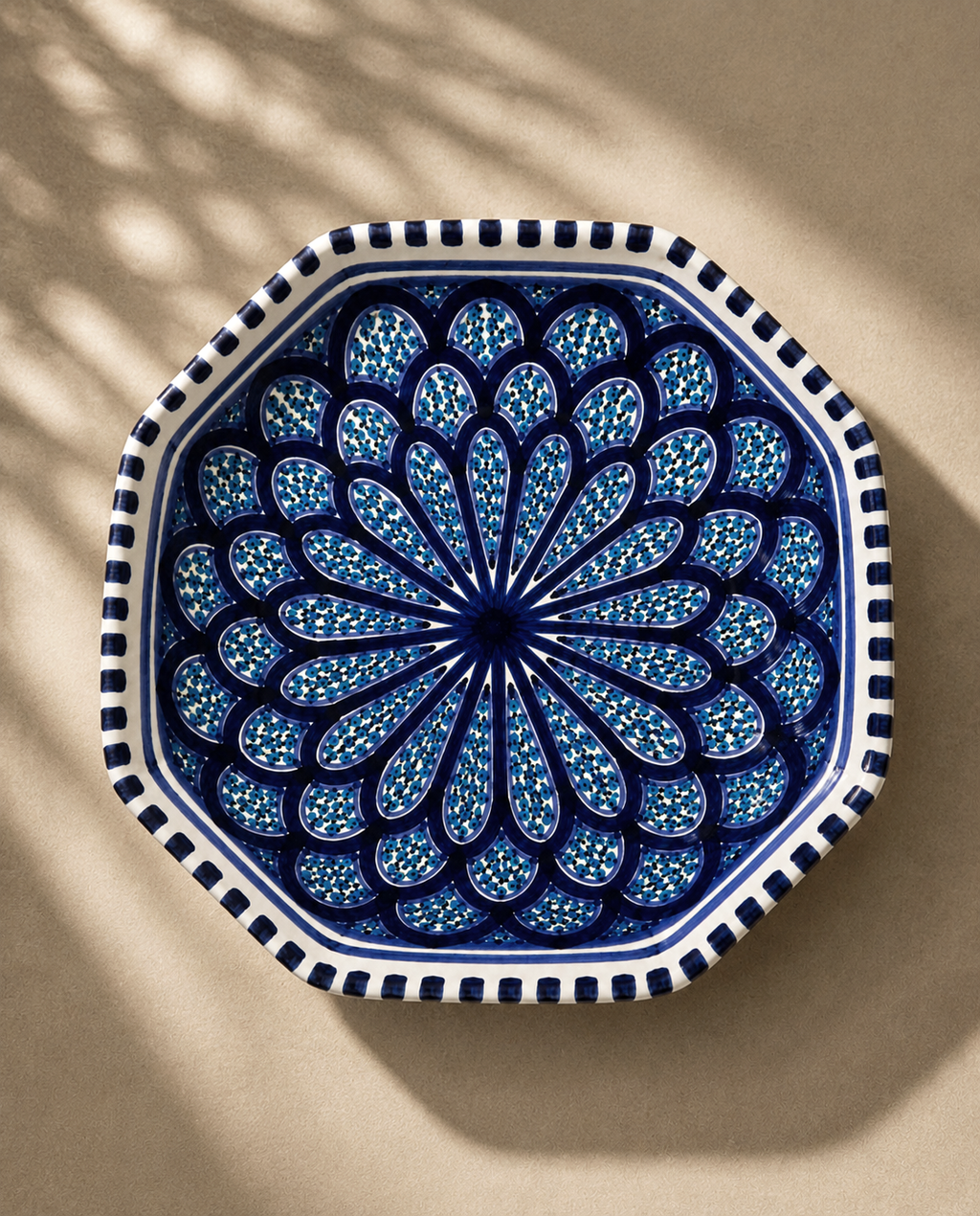 Plat octogonal | Collection Sidi Bou Saïd