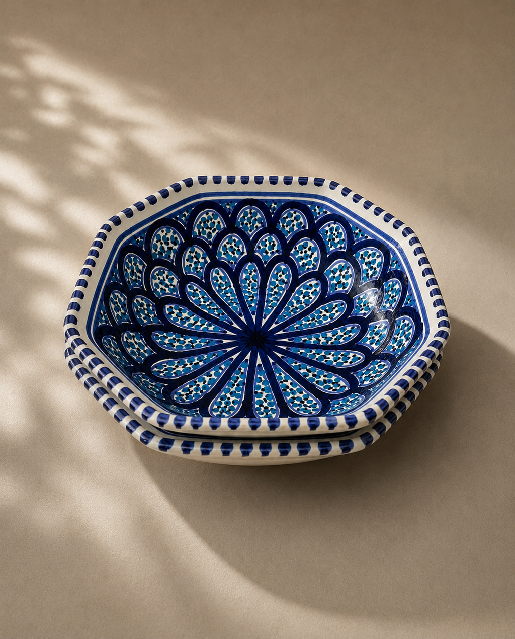 Plat octogonal | Collection Sidi Bou Saïd