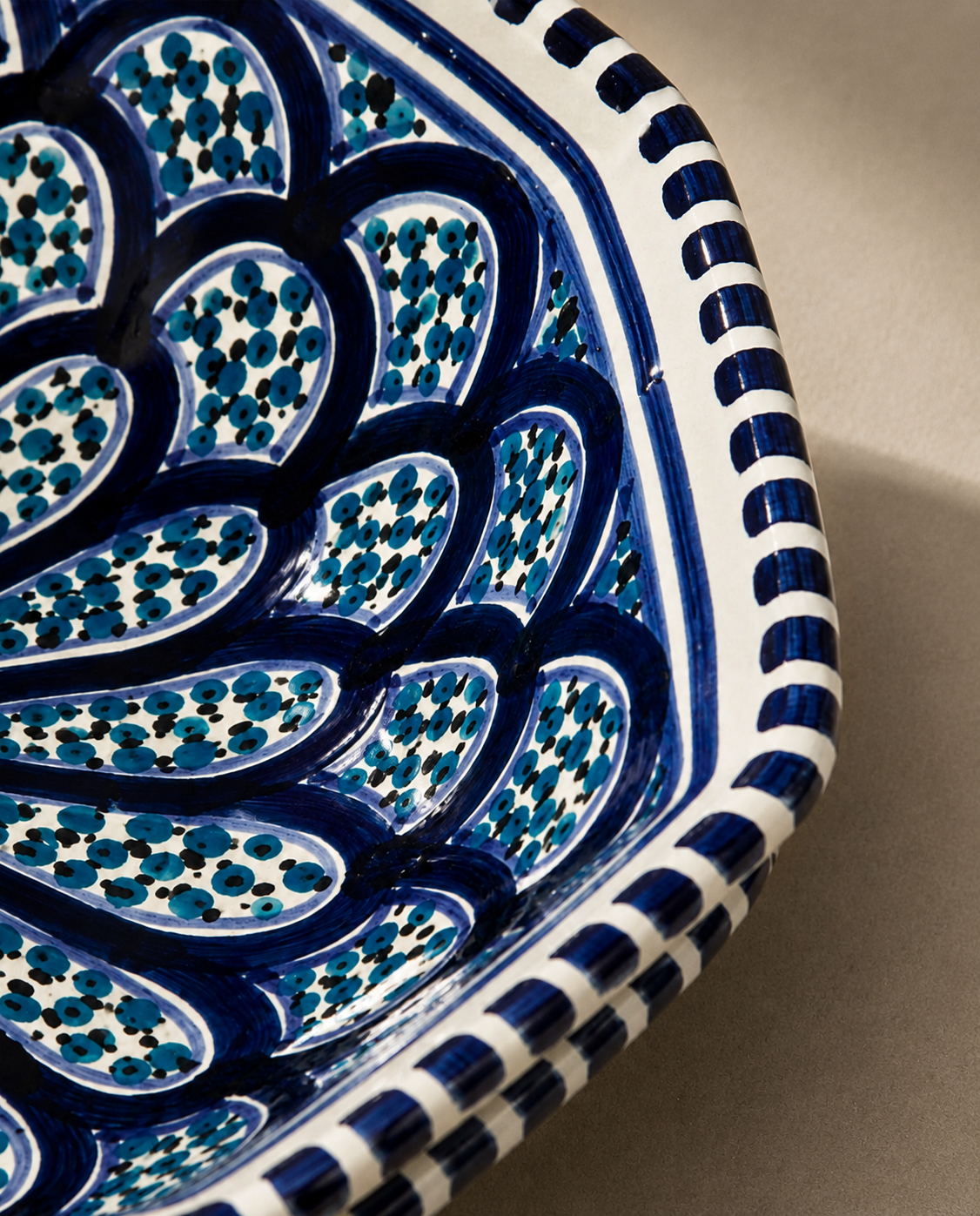 Plat octogonal | Collection Sidi Bou Saïd